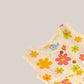 Muslin Front Open Sleeveless Frock - Vanilla Petals