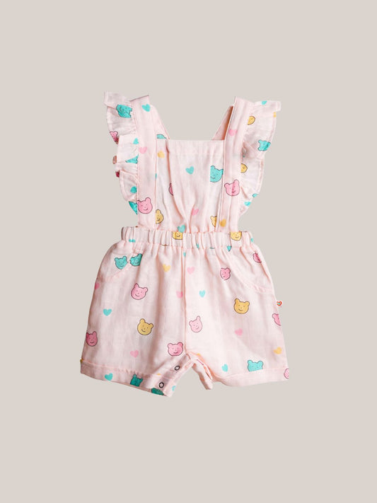 FIRSTIN Muslin Jumpsuit - Salsa Rose Buddy