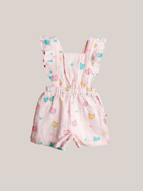 FIRSTIN Muslin Jumpsuit - Salsa Rose Buddy