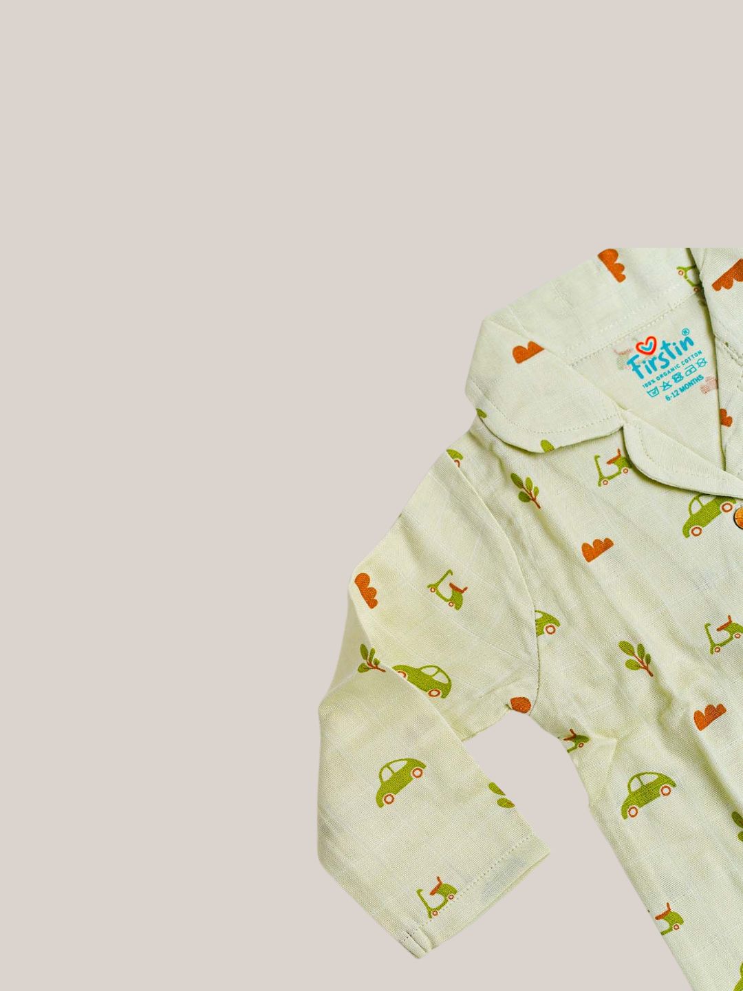 Aloe Wash Vespa Printed Muslin Night Suit Set