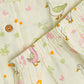 Lime Cream Runner Duck Printed Muslin Night Suit Set