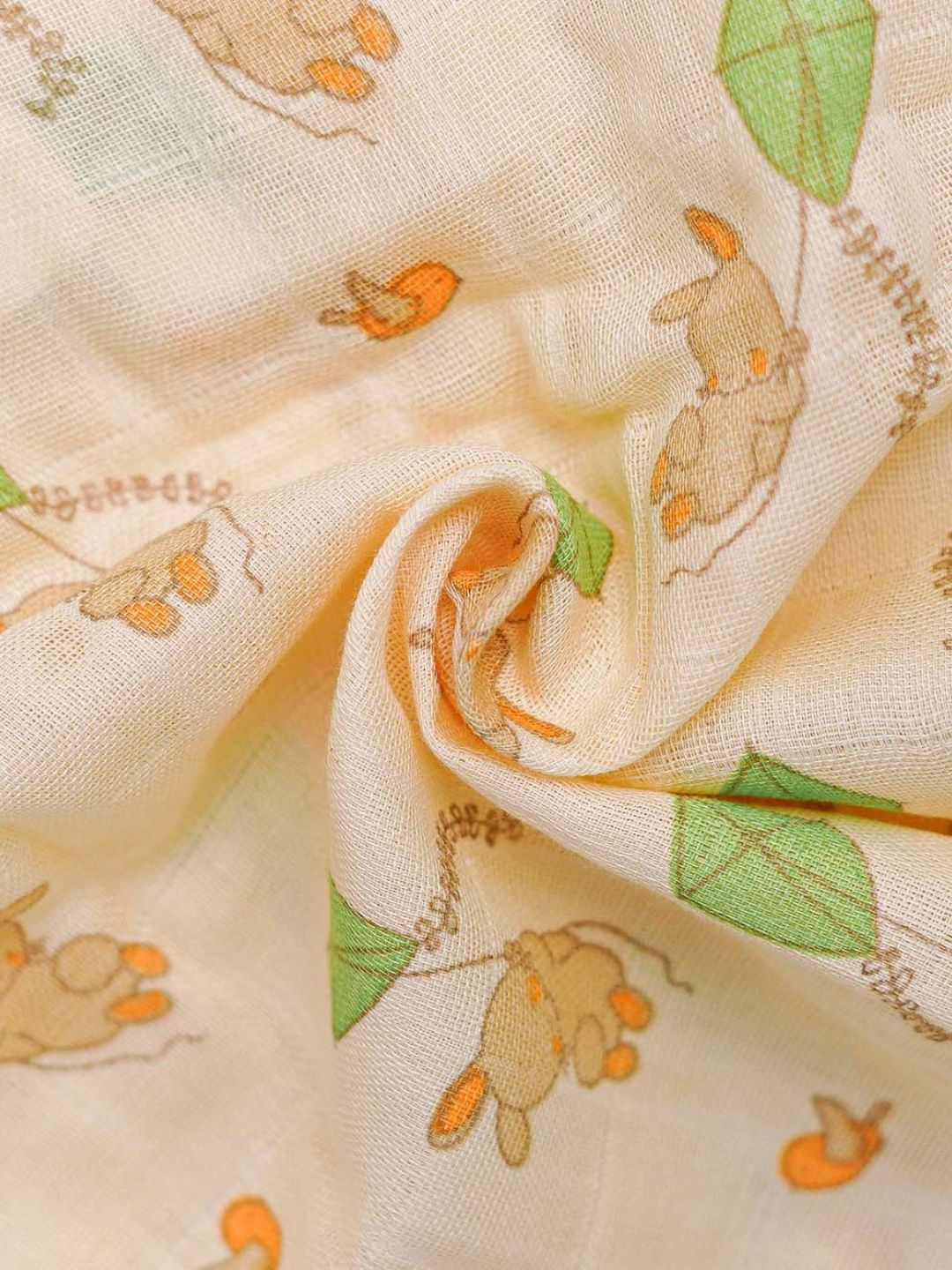 Vannila Bunny Kite Printed Muslin Night Suit Set