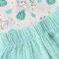 Muslin Pyjama Patiala Set - (W) Mint Sloth Bear