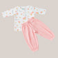 Muslin Pyjama Patiala Set - Candy Flower