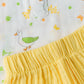Muslin Pyjama Patiala Set - (W) Lime Cream Runner Duck