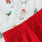 Muslin Pyjama Patiala Set - Santa Duck