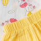 Muslin Pyjama Patiala Set - (W) Lt. Yellow Strings