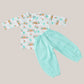 Muslin Pyjama Patiala Set - Tram