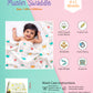 Firstin Muslin Swaddle Butterfly Valley 120X120Cm