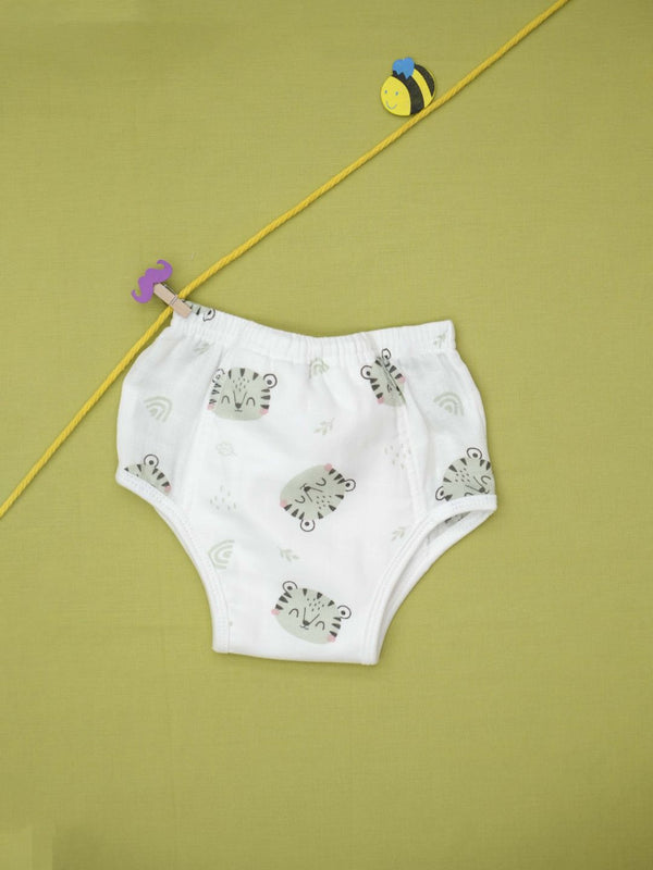 FIRSTIN Muslin Ultra Padded Underwear - (W) Frost Tiger Rainbow