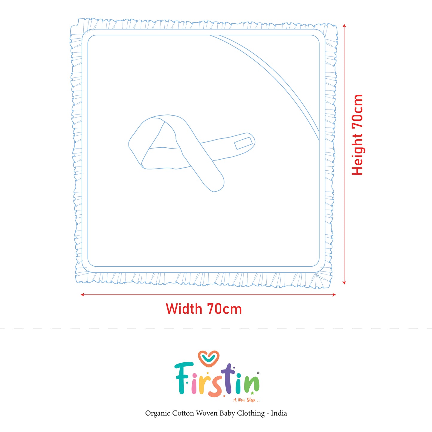 Muslin Frost Joyous Giraffe Baby Wrap Bed