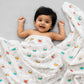 Muslin Swaddle kitty Cat 120X120Cm