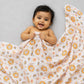 Muslin Swaddle Rainbow Roar 120X120Cm