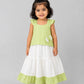 Ira Top With Skirt (Sleeveless) - Neon Green