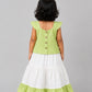 Ira Top With Skirt (Sleeveless) - Neon Green
