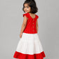 Ira Top With Skirt (Sleeveless) - Carmine