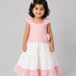 Ira Top With Skirt (Sleeveless) - Flamingo Pink