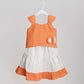 Ira Top With Skirt (Sleeveless) - Carrot Orange
