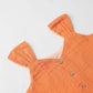 Ira Top With Skirt (Sleeveless) - Carrot Orange