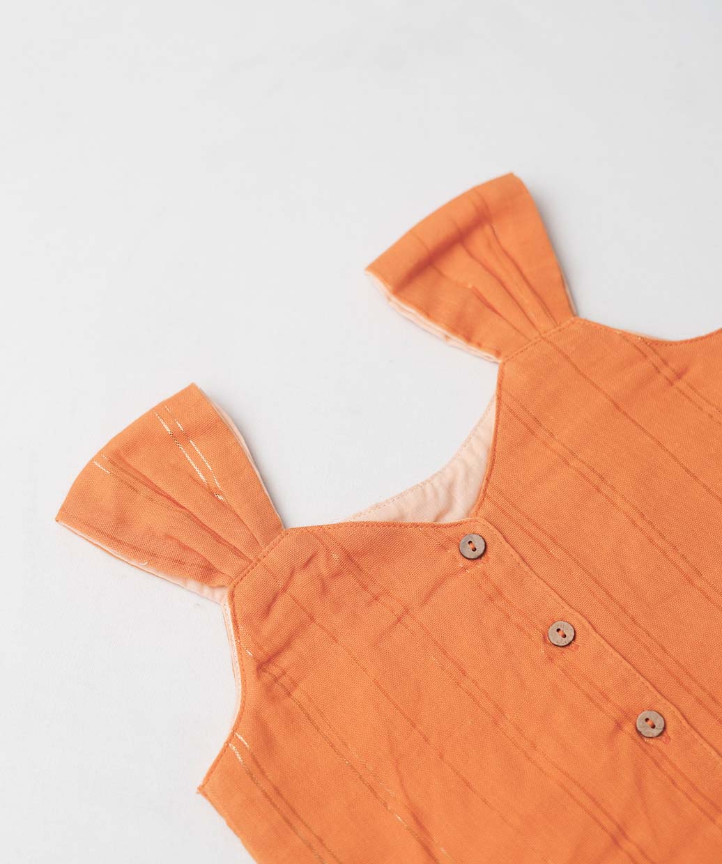 Ira Top With Skirt (Sleeveless) - Carrot Orange