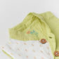 Lurex Dobby Waist Coat-Dhoti Pant - Palm Green