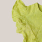 Swiss Dobby Half Sleeve Casual Frock - Palm Green