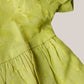 Swiss Dobby Half Sleeve Casual Frock - Palm Green
