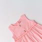 Muslin Bubble Crinkle Grace Frock - Flamingo Pink