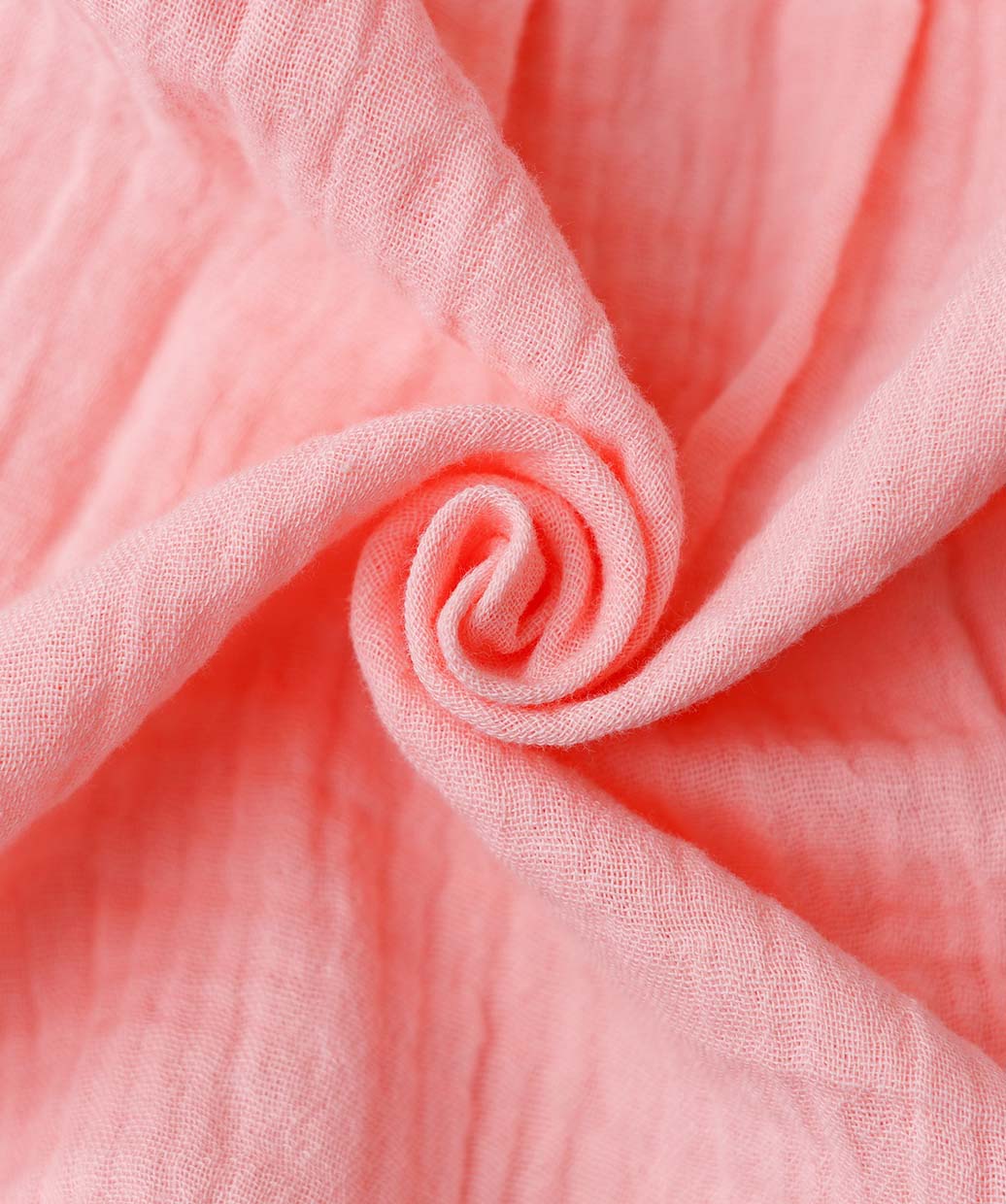 Muslin Bubble Crinkle Grace Frock - Flamingo Pink