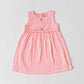 Muslin Bubble Crinkle Grace Frock - Flamingo Pink