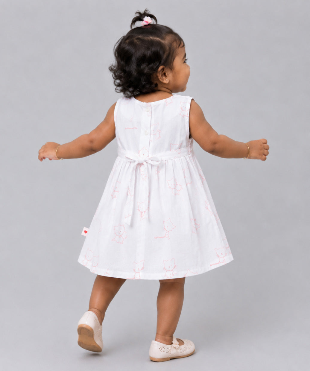 Muslin Pintuck Frock - Kitty