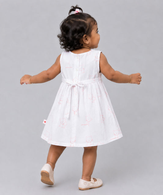 Muslin Pintuck Frock - Kitty