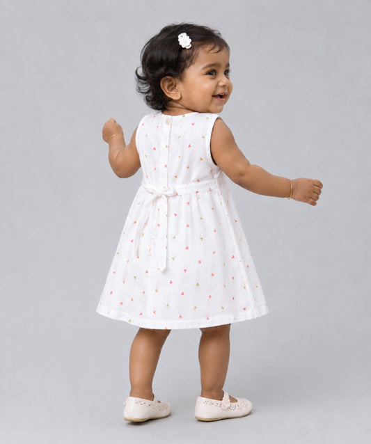 Muslin Pintuck Frock - Gentle Heart