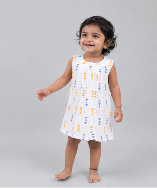 Muslin Pintuck Frock - Trigon