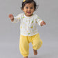 Muslin Pyjama Patiala Set - (W) Lime Cream Runner Duck