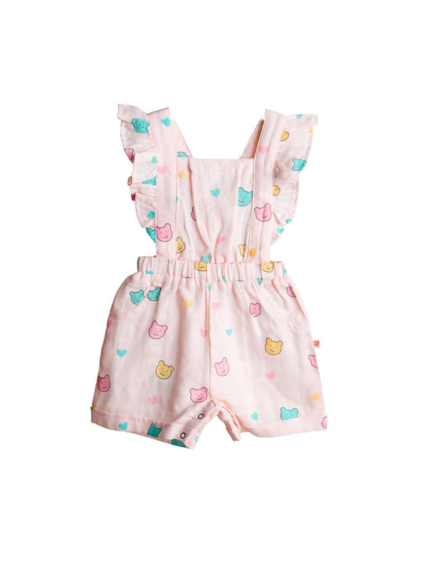 FIRSTIN Muslin Jumpsuit - Salsa Rose Buddy