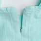 Seer Sucker Muslin Self Knotted Frock With Embroidery MInt