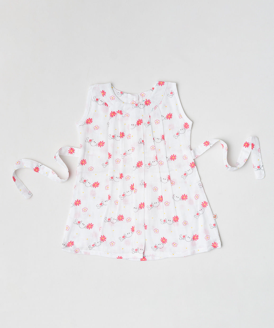 Muslin Pintuck Frock - Smile