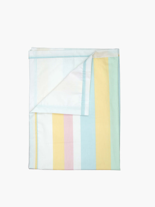 FIRSTIN Poplin Dohar (Mattress Protector/Receiving Sheet) - Multicolor Stripes