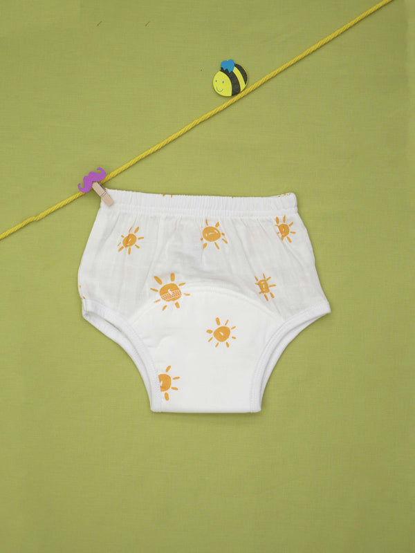 FIRSTIN Muslin Padded Underwear - Sun