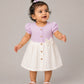 Lurex Dobby Frock - Shimmer Fragrant Lilac