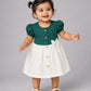Lurex Dobby Frock - Shimmer Opal