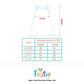 Muslin Tent Frock - Frost Tiger Rainbow (Demo)