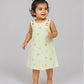 Muslin Tent Frock - Lime Cream Bloom