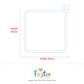 Muslin Wash Cloth Assorted (Any 2 prints) 2 Pcs Pack Combo 1