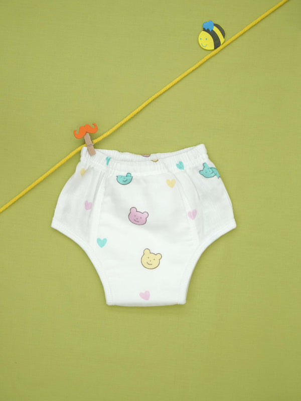 FIRSTIN Muslin Ultra Padded Underwear - (W) Salsa Rose Buddy
