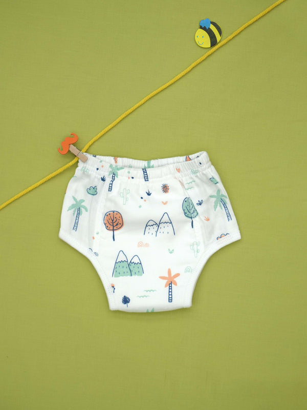 FIRSTIN Muslin Ultra Padded Underwear - (W) Mint Cliff