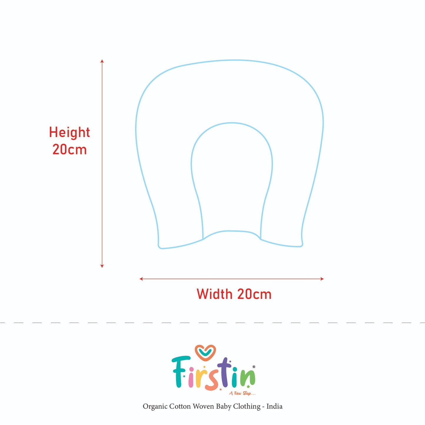 Muslin Baby Pillow (Frill) - Salsa Rose Airjet