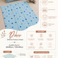 Poplin Cotton  Dohar (Premium Bed Protector) - Aloe Wash Butterfly