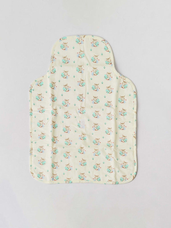 FIRSTIN Diaper Changing Mat - Yellow Zippy Zebra